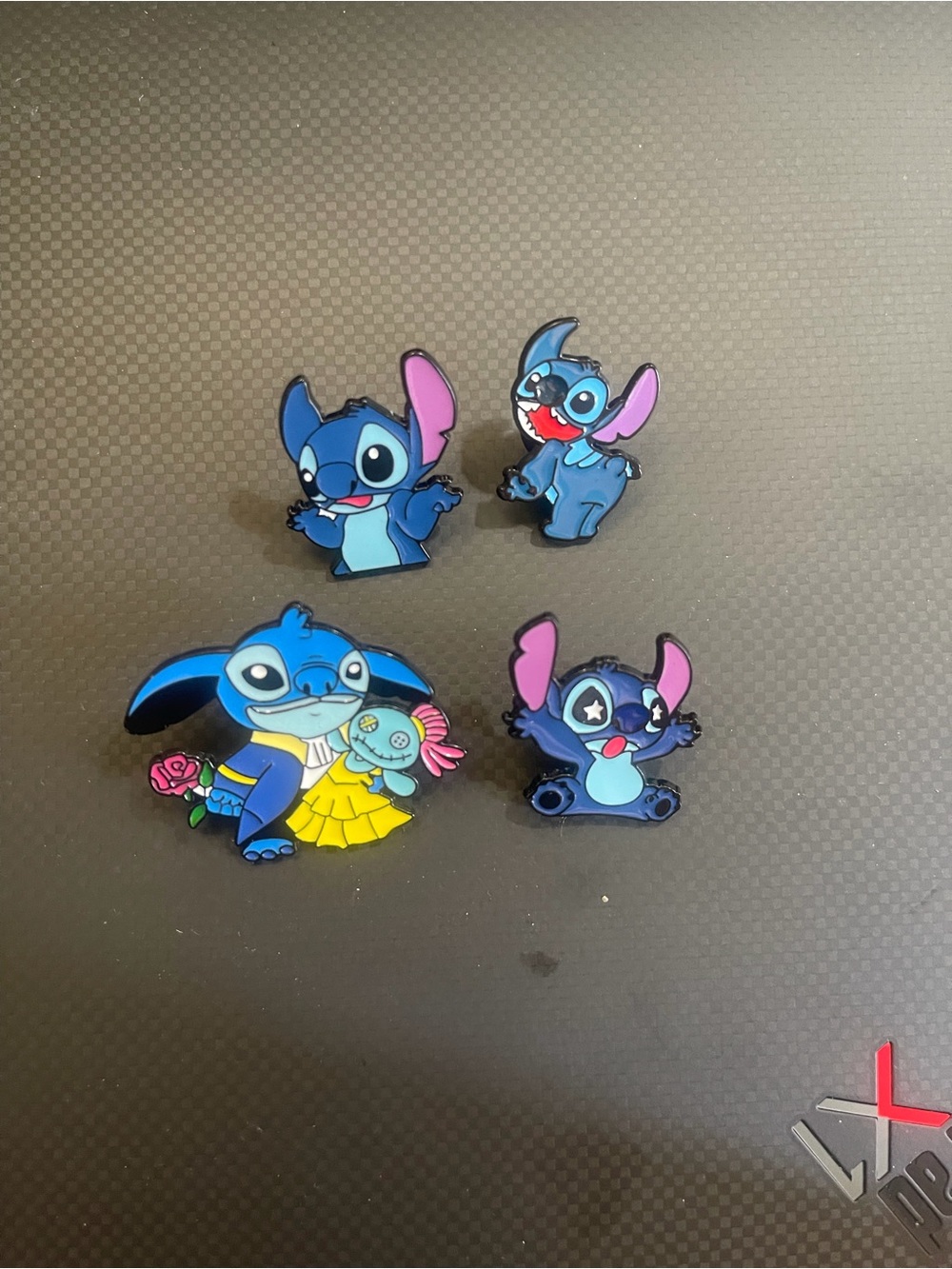 Stitch Character Enamel Pins Set